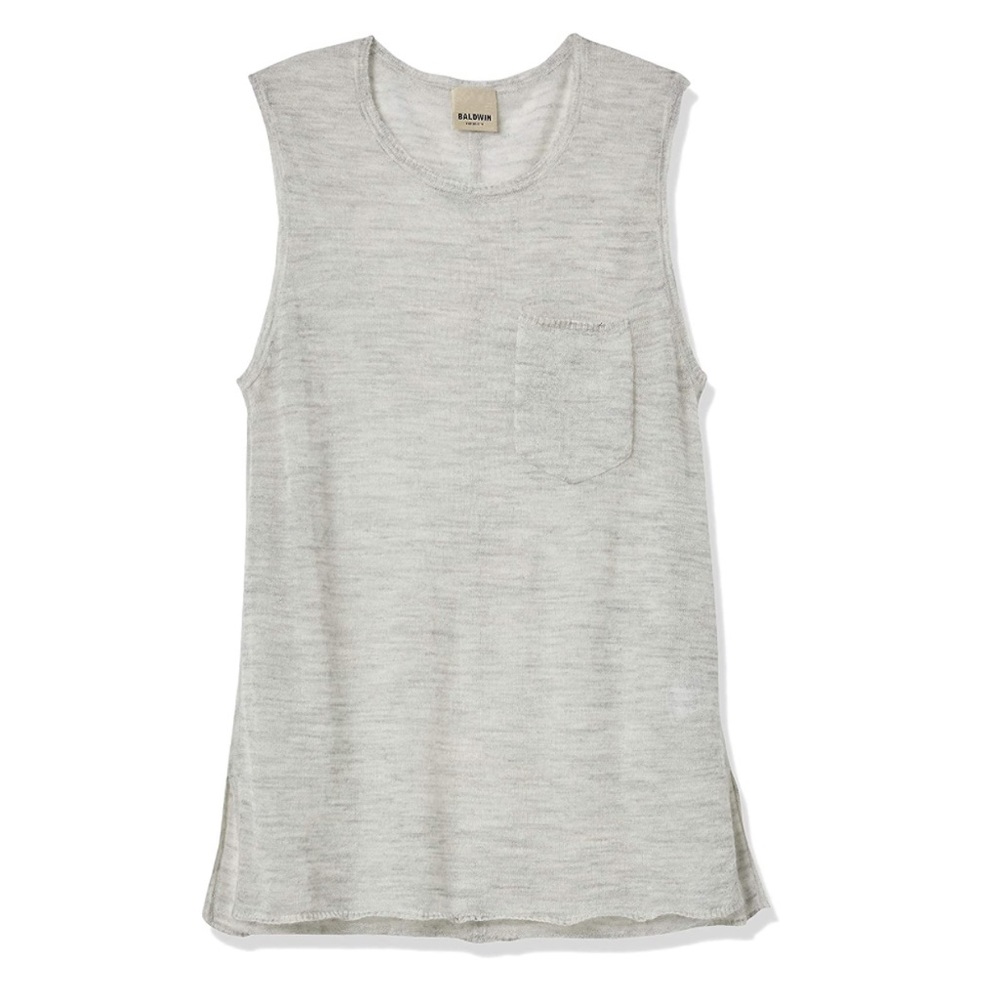 BLDWN Merino Wool Artemia Mist Muscle Tank Top